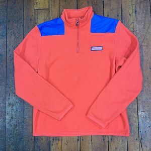 Vineyard Vines‎ Quarter Zip Pullover Jacket Men's Small Pink